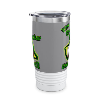 green monster - Ringneck Tumbler, 20oz (grey)