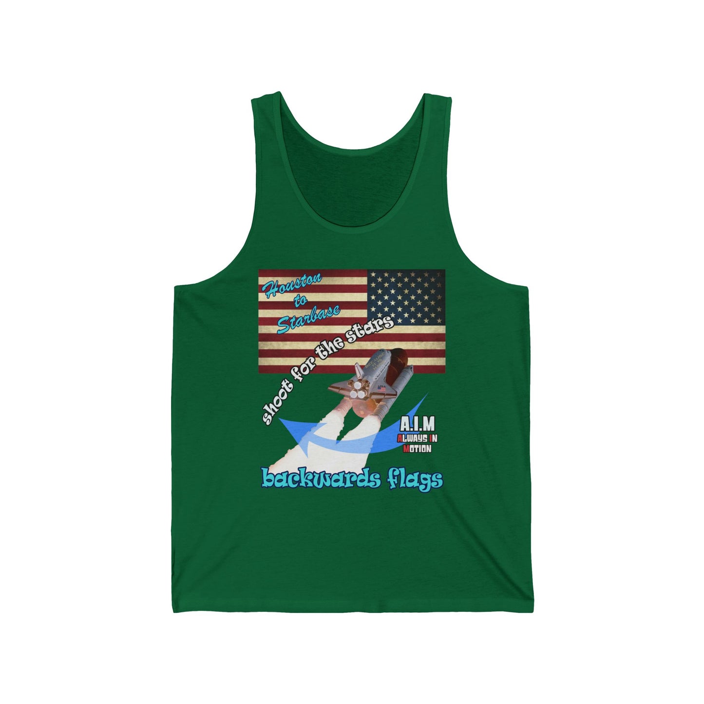 shoot for the stars - Unisex Jersey Tank