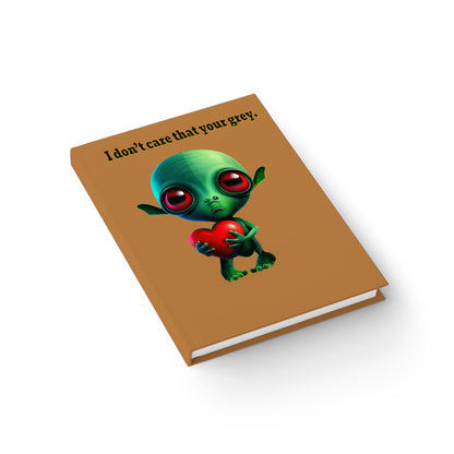 I don't care that your grey - journal-blank (light brown)