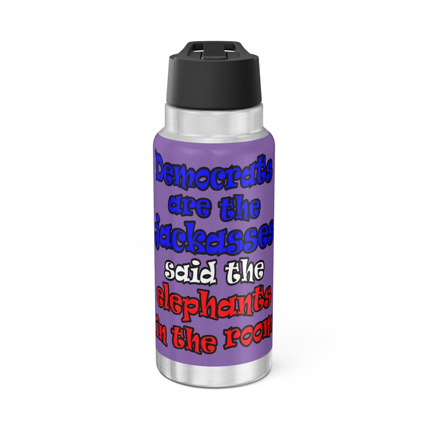 donkeys and elephants - Gator Tumbler, 32oz (light purple)
