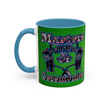 em cee squared - Accent Mug (green turf)