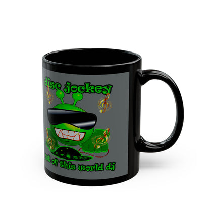 disc jockey - Black Mug (dark grey)
