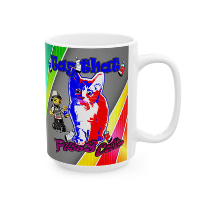 tag that - White Mug (rainbow split)