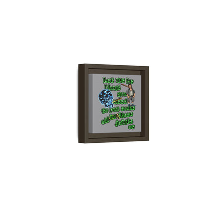 og - framed canvas art (grey)