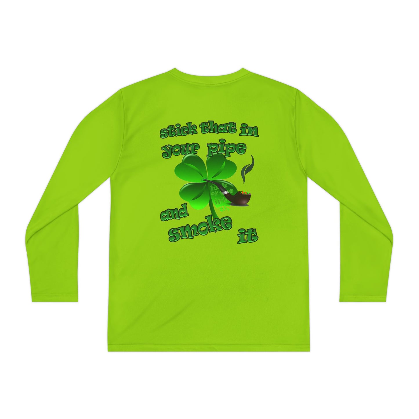 celtics logo - Youth Long Sleeve Competitor Tee