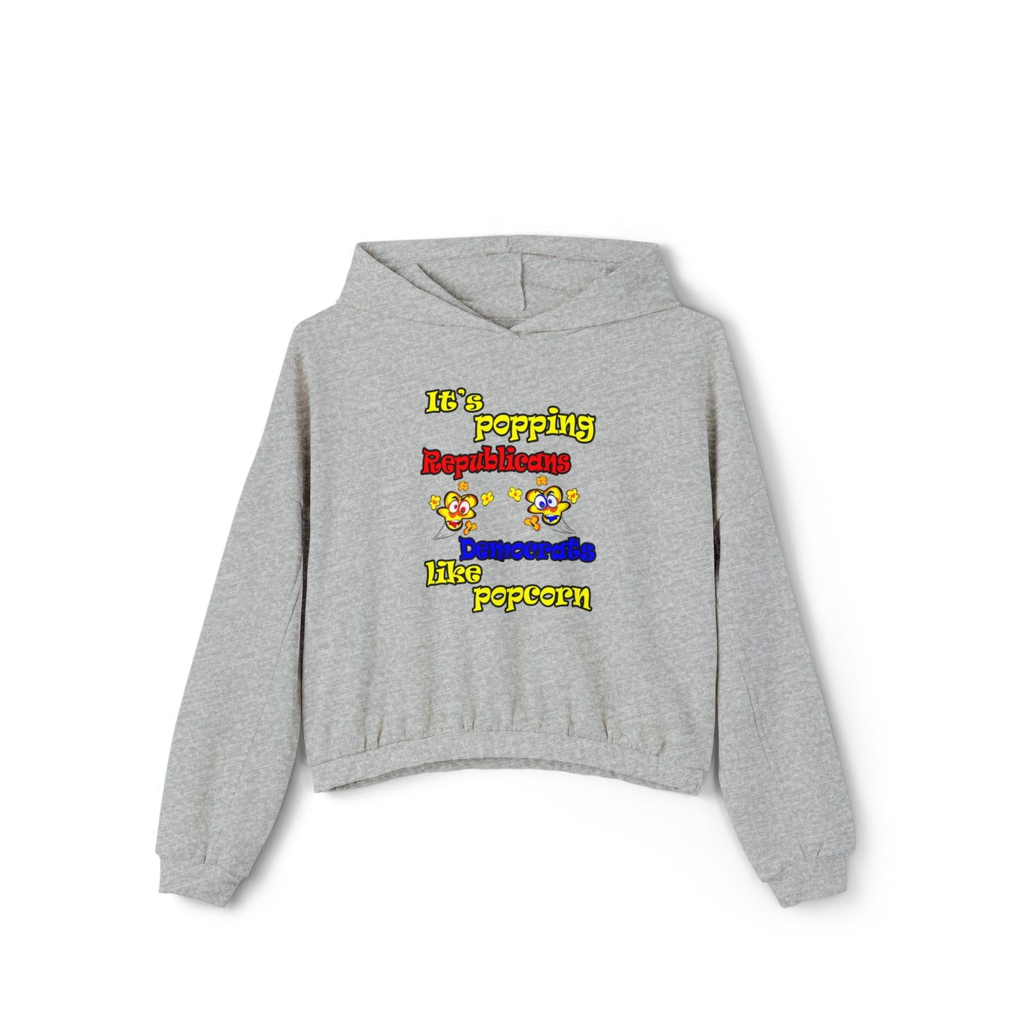 popping like popcorn - Women's Cinched Bottom Hoodie