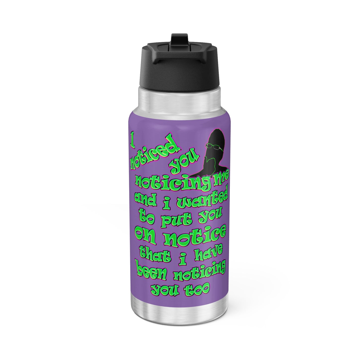 noticed you noticing - Gator Tumbler, 32oz (light purple)