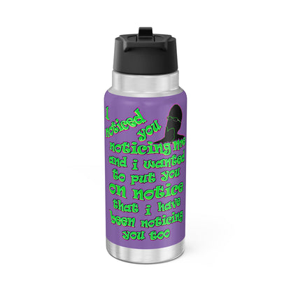 noticed you noticing - Gator Tumbler, 32oz (light purple)