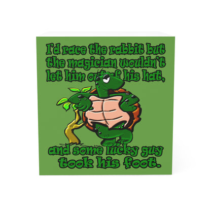 turtle race - note cube (green)