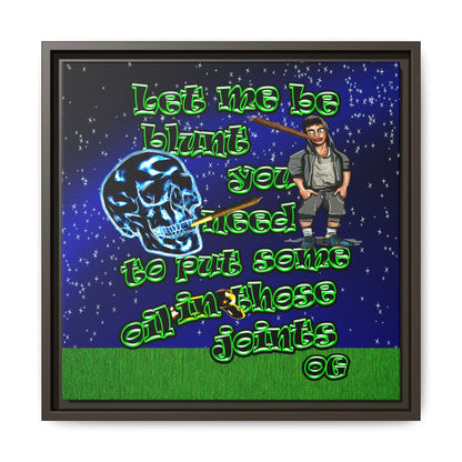 og - framed canvas art ('snoops' background)