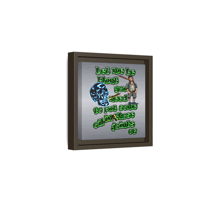 og - framed canvas art (brushed nickel)