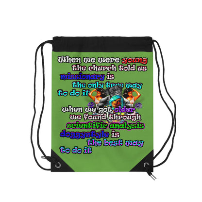 doggystyle - Drawstring Bag (green)
