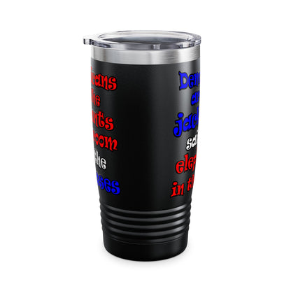 donkeys and elephants - Ringneck Tumbler, 20oz