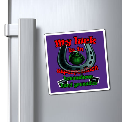 my luck - Magnets - (purple)