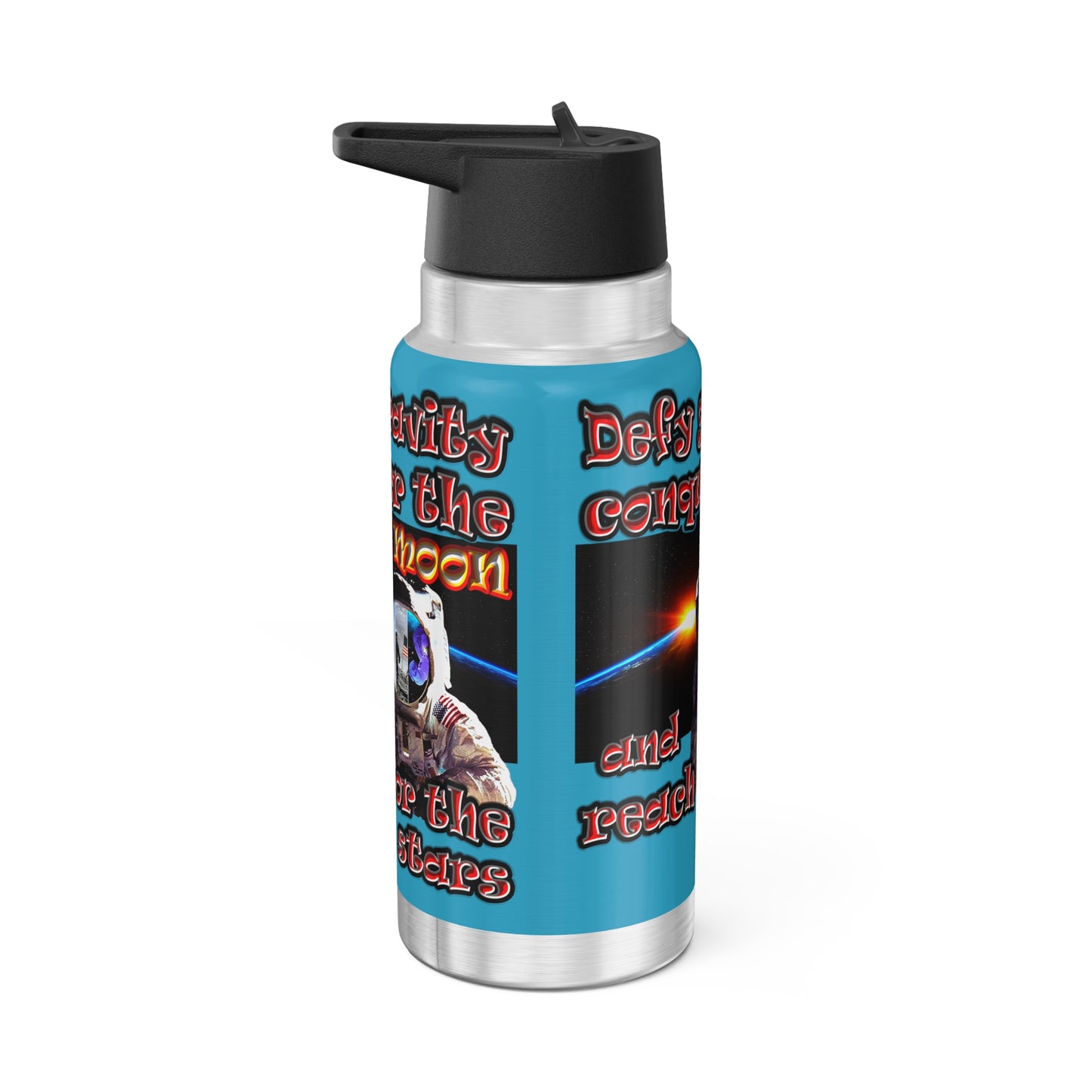 defy conquer reach - Gator Tumbler, 32oz (turquoise)