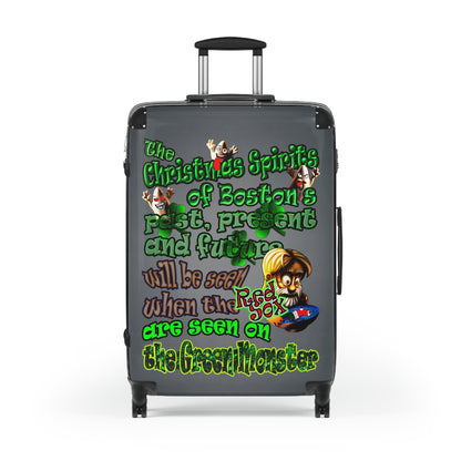 christmas spirits of boston - Suitcase (grey-light grey)