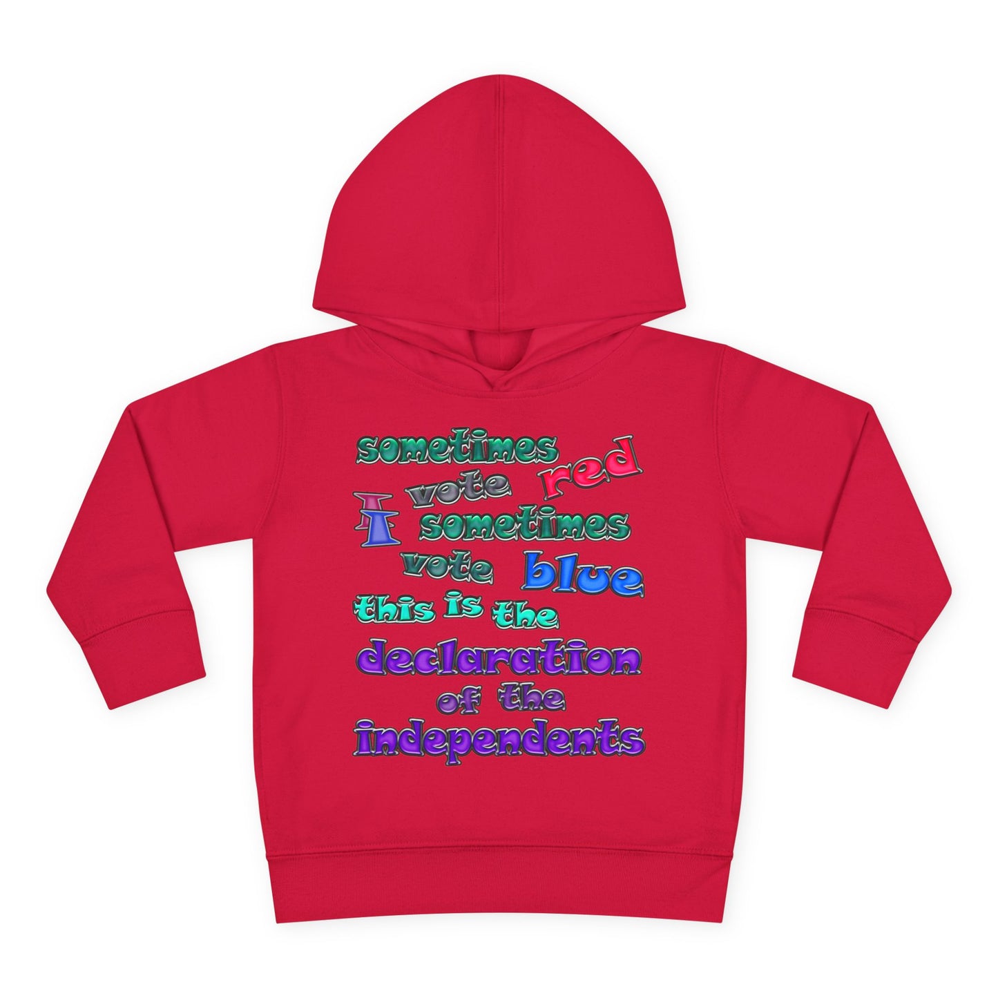 declaration of the independents - Toddler Pullover Fleece Hoodie