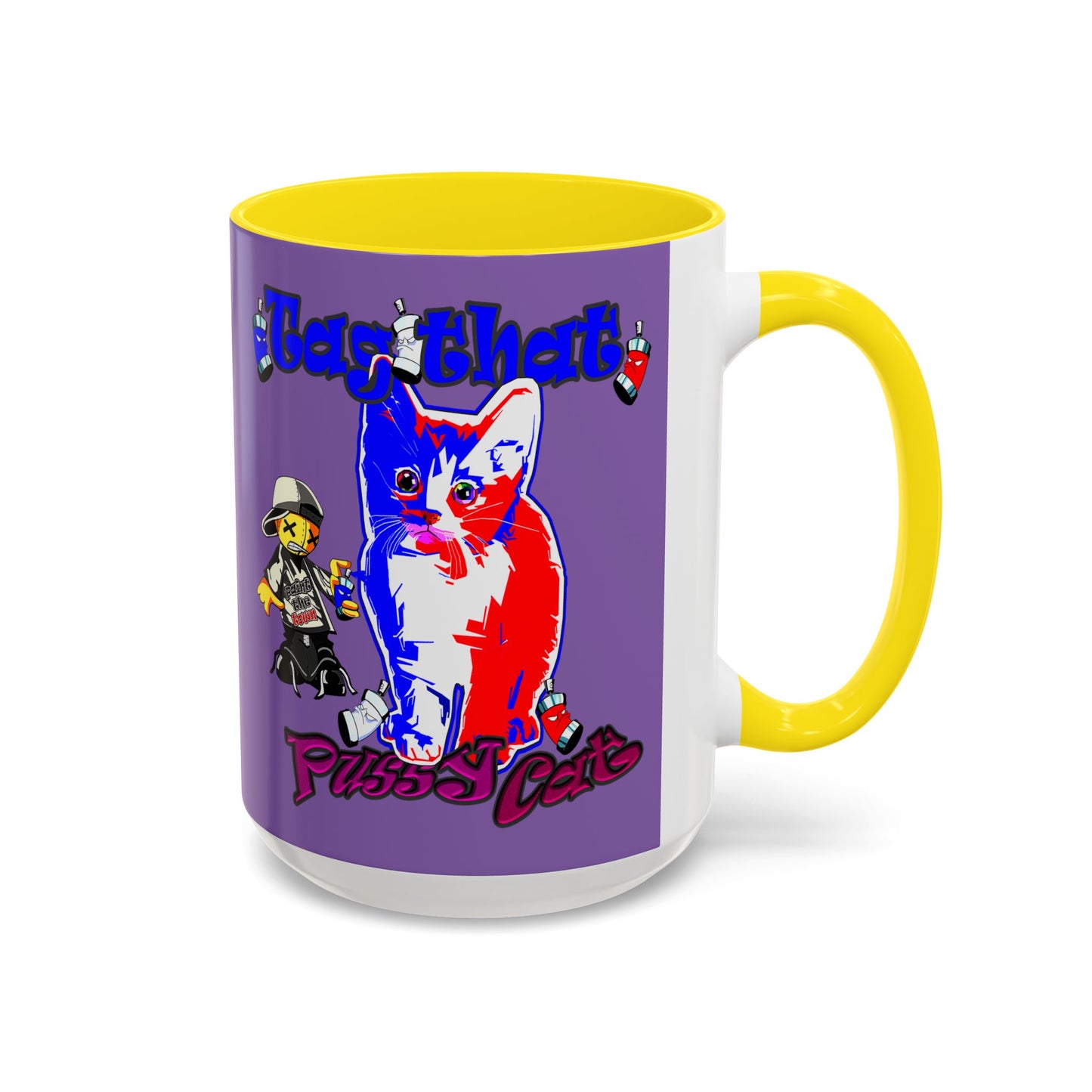 tag that - Accent Mug (light purple)