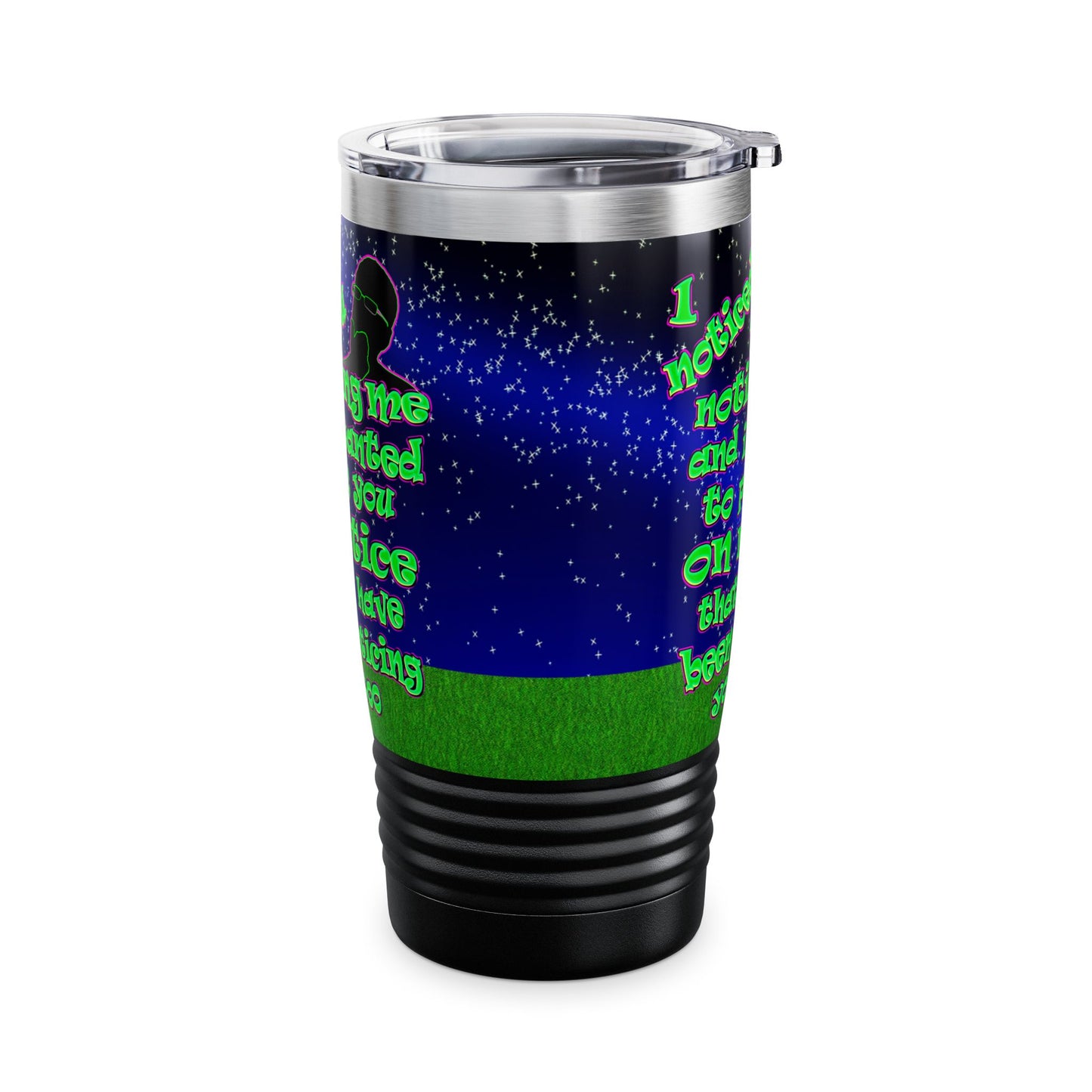 noticed you noticing - Ringneck Tumbler, 20oz ('snoops' background)