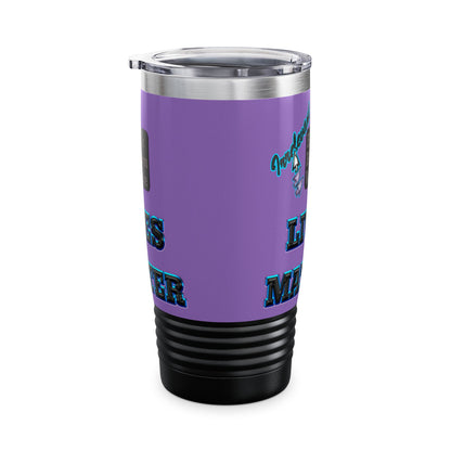 irrelevant - Ringneck Tumbler, 20oz (light purple)