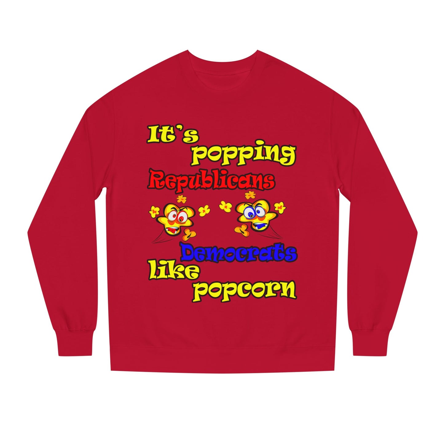 popping like popcorn - Unisex Crew Neck Sweatshirt