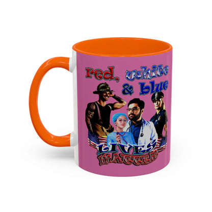 rw&b lives matter - Accent Mug (light pink)