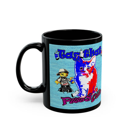 tag that - Black Mug (faded blue)