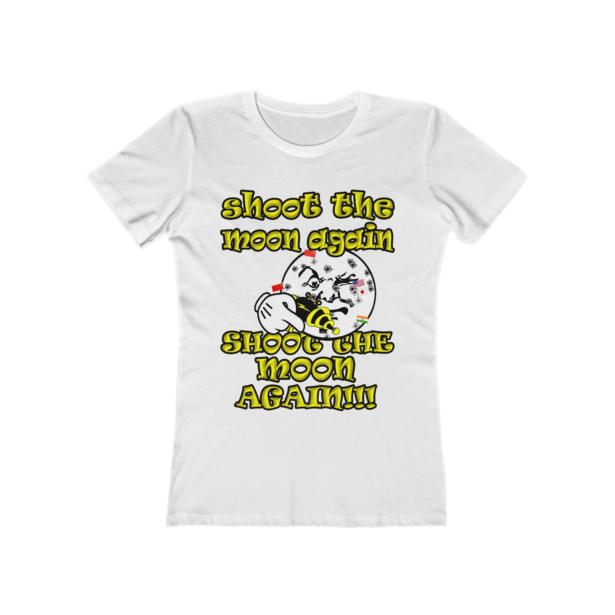 shoot the moon again - Women's The Boyfriend Tee