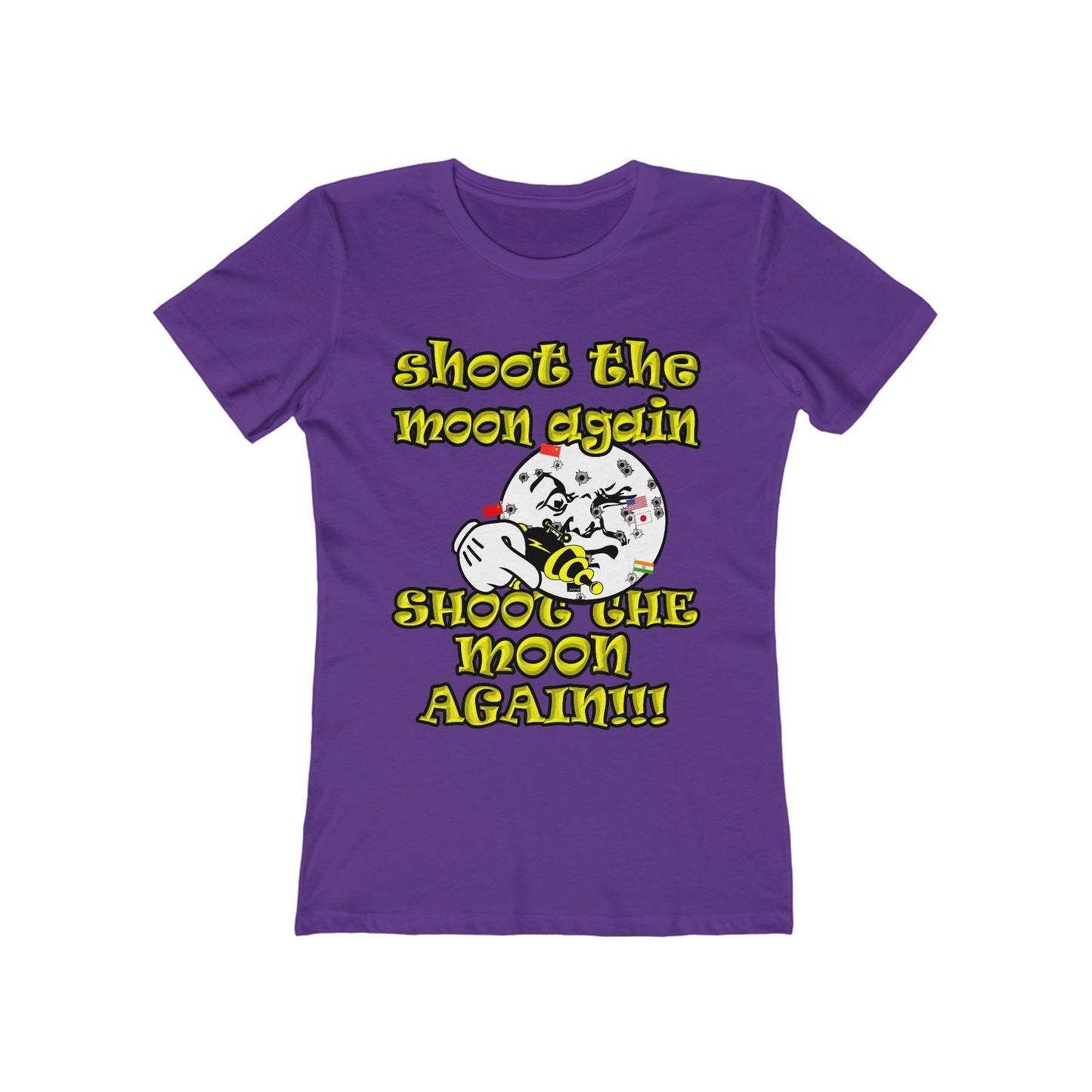 shoot the moon again - Women's The Boyfriend Tee
