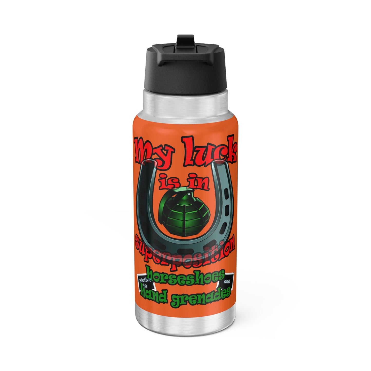 my luck - Gator Tumbler, 32oz (orange)