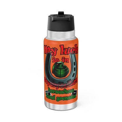 my luck - Gator Tumbler, 32oz (orange)