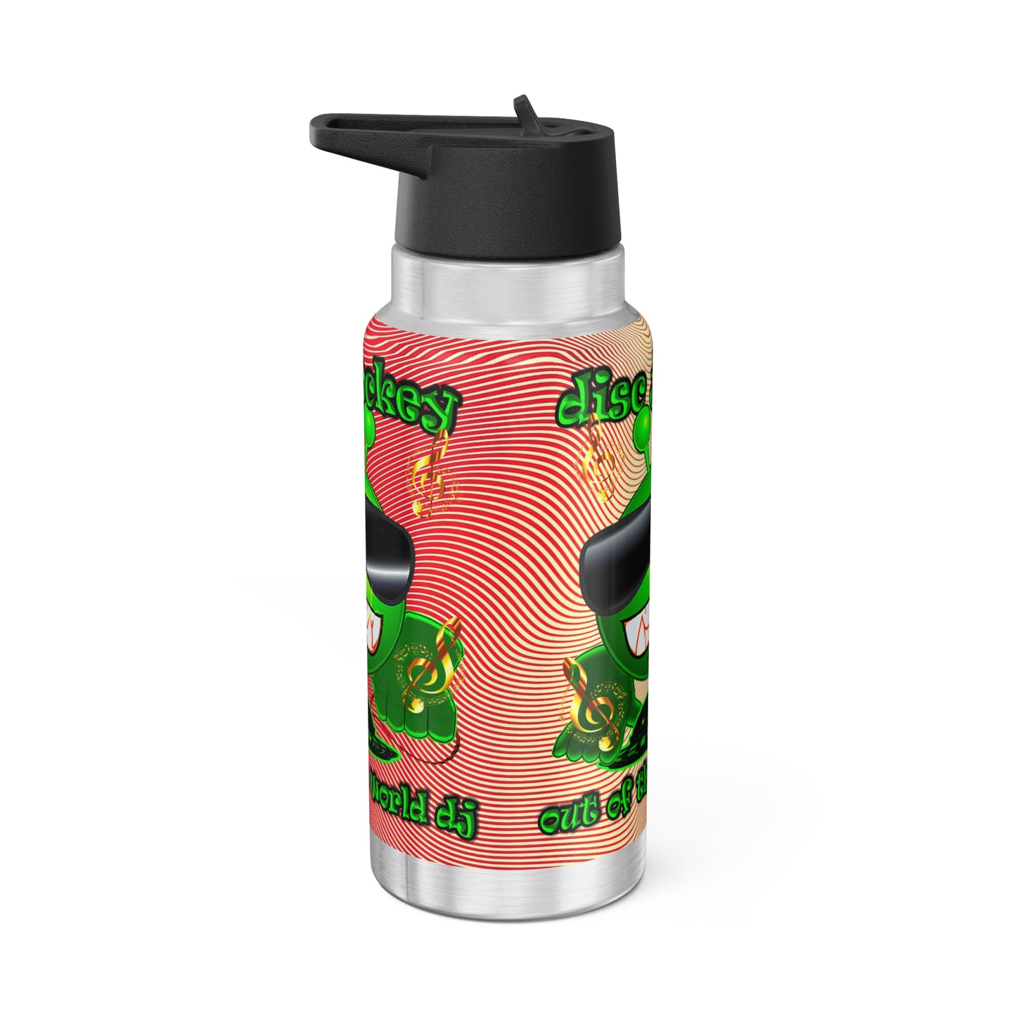 disc jockey - Gator Tumbler, 32oz (yellow-orange wave)