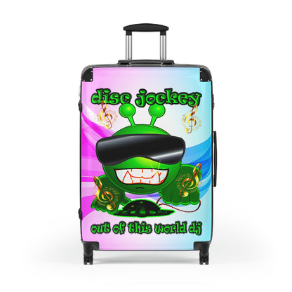 disc jockey - Suitcase (light blue-pink wave)