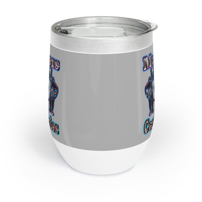em cee squared - Chill Wine Tumbler (light grey)