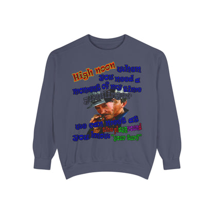high noon - Unisex Garment-Dyed Sweatshirt