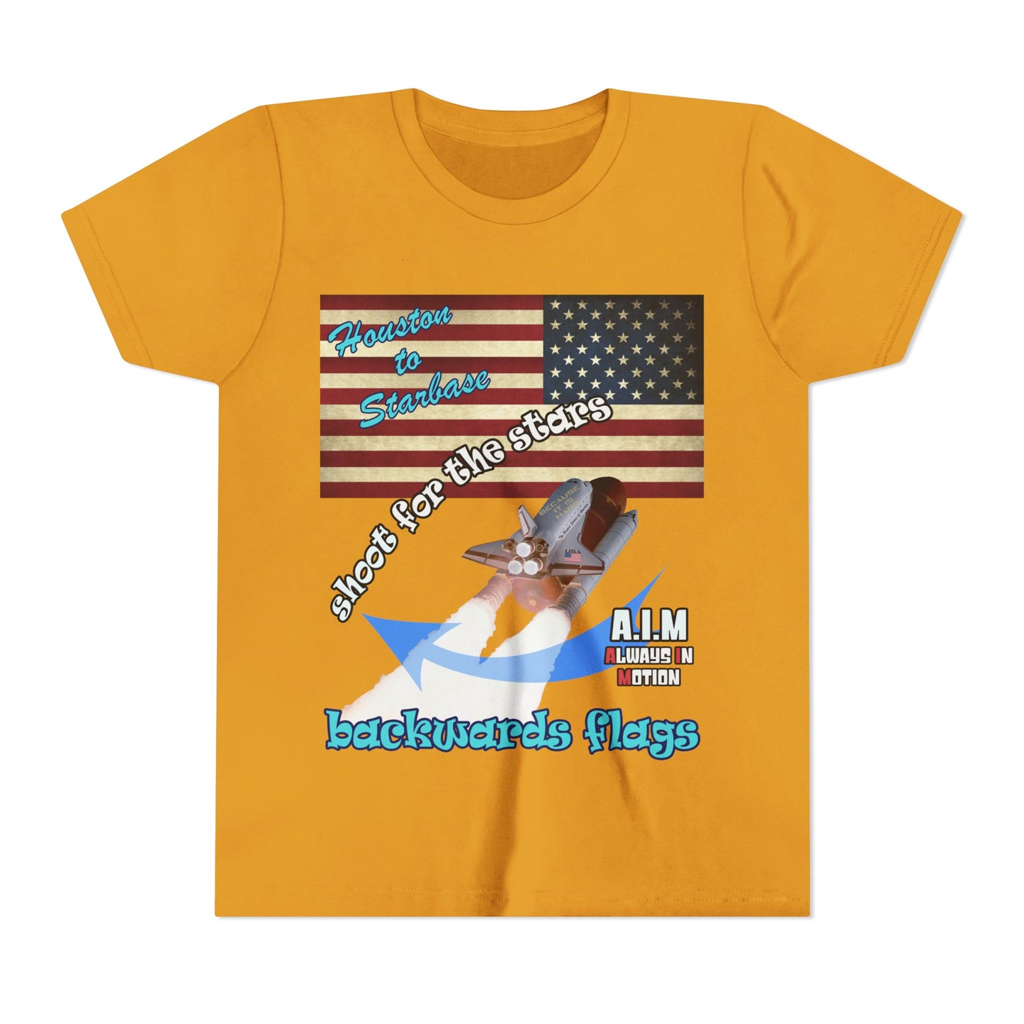 shoot for the stars - Youth Short Sleeve Tee