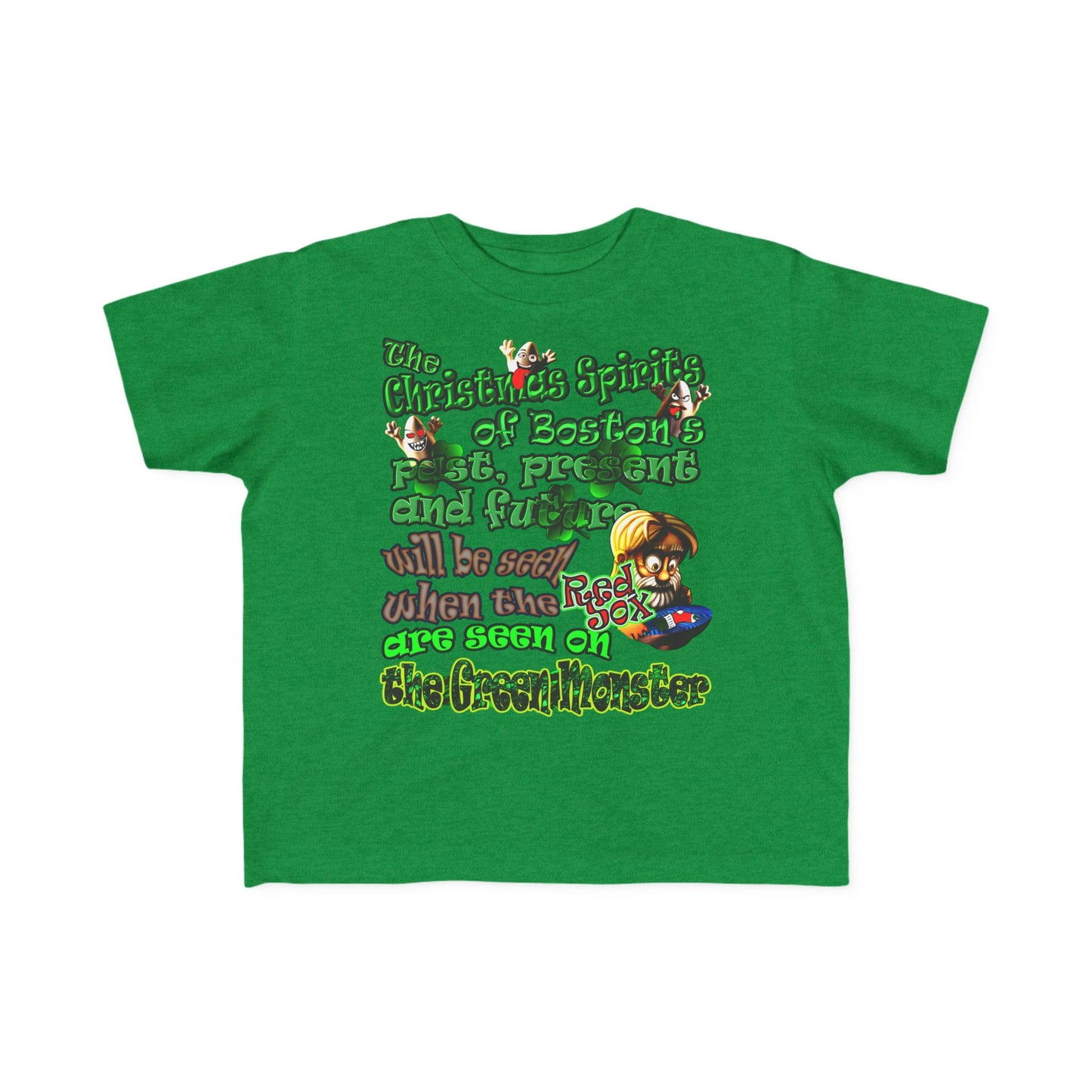 christmas spirits of boston - Toddler's Fine Jersey Tee