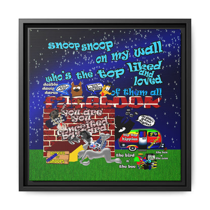 snoops - framed canvas art