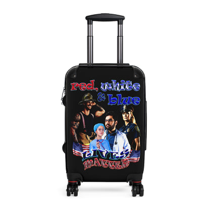 rw&b lives matter - Suitcase (black)