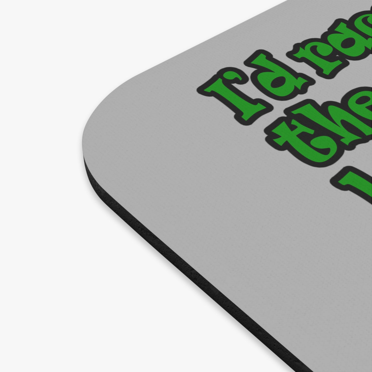 turtle race - Mouse Pad (Rectangle) (light grey)