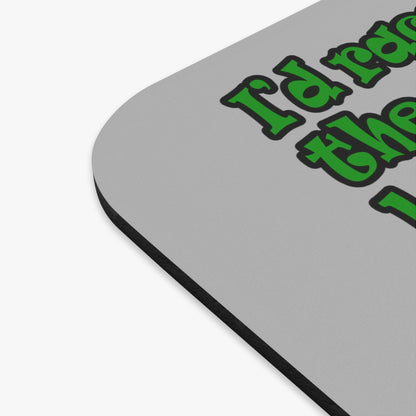 turtle race - Mouse Pad (Rectangle) (light grey)