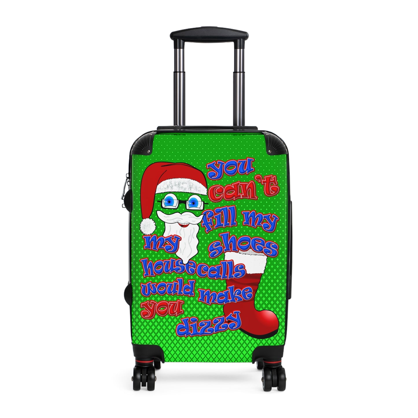 santa's shoes - Suitcase (logo green)