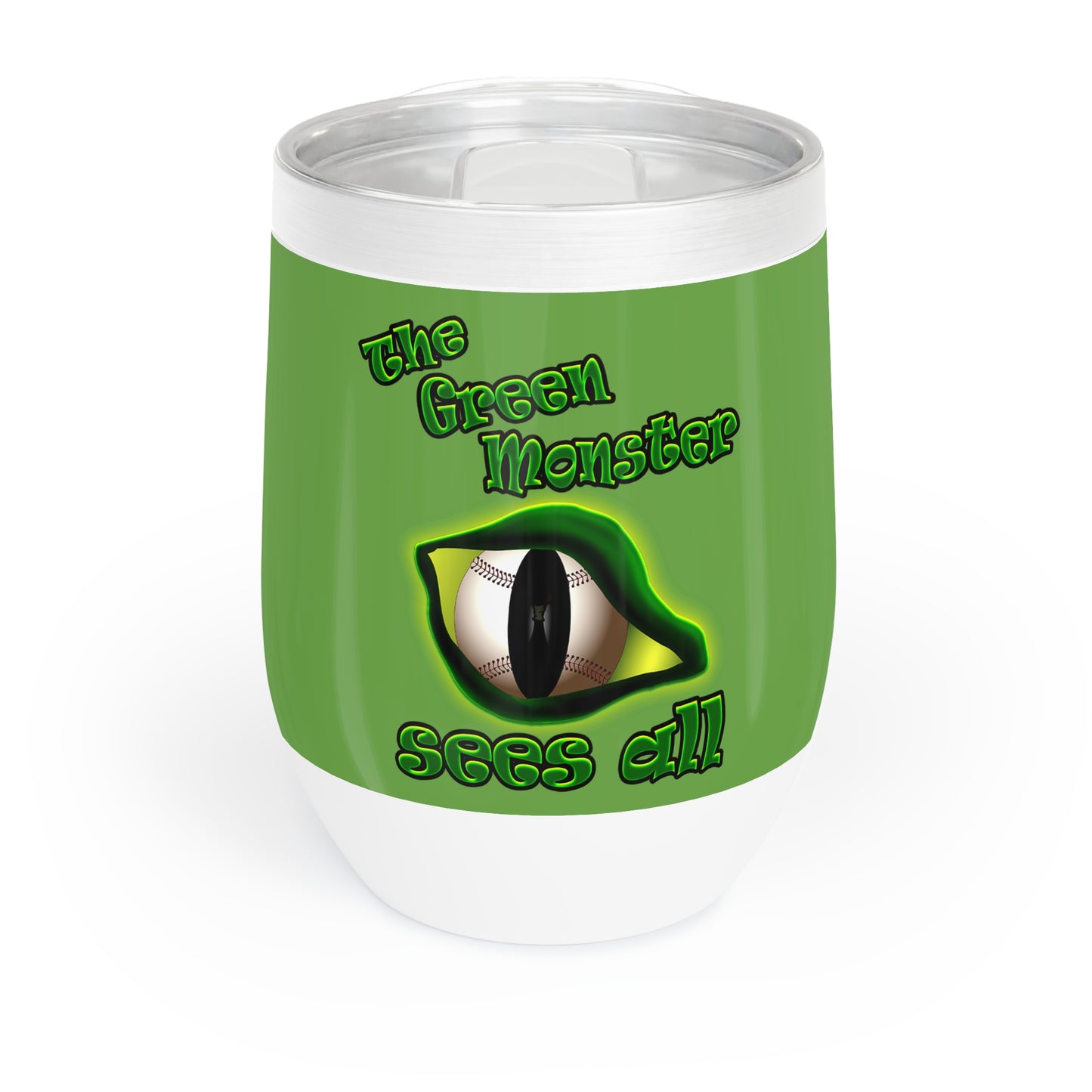 green monster - Chill Wine Tumbler (green)
