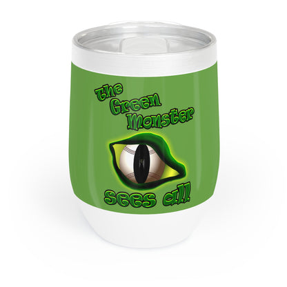 green monster - Chill Wine Tumbler (green)