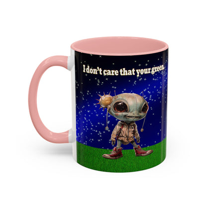I don't care that your grey - Accent Mug ('snoops' background)