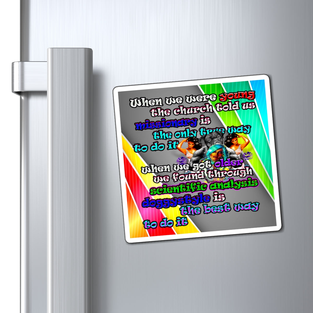 doggystyle - Magnets - (rainbow split)