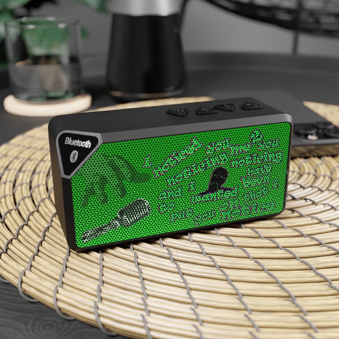 noticed you noticing - Jabba Bluetooth Speaker (logo green)