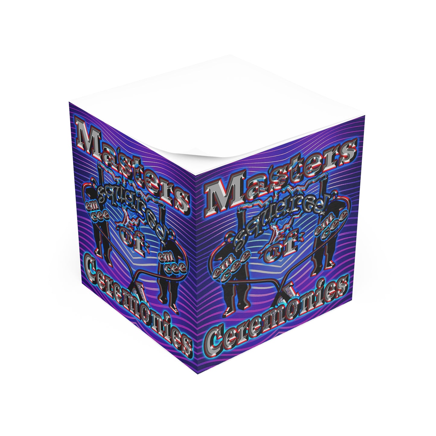 em cee squared - note cube (purple wave)