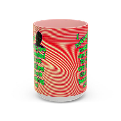 noticed you noticing - Accent Mug (yellow-orange wave)