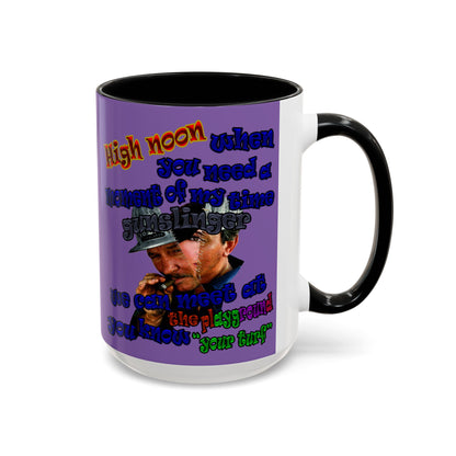 high noon - Accent Mug (light purple)